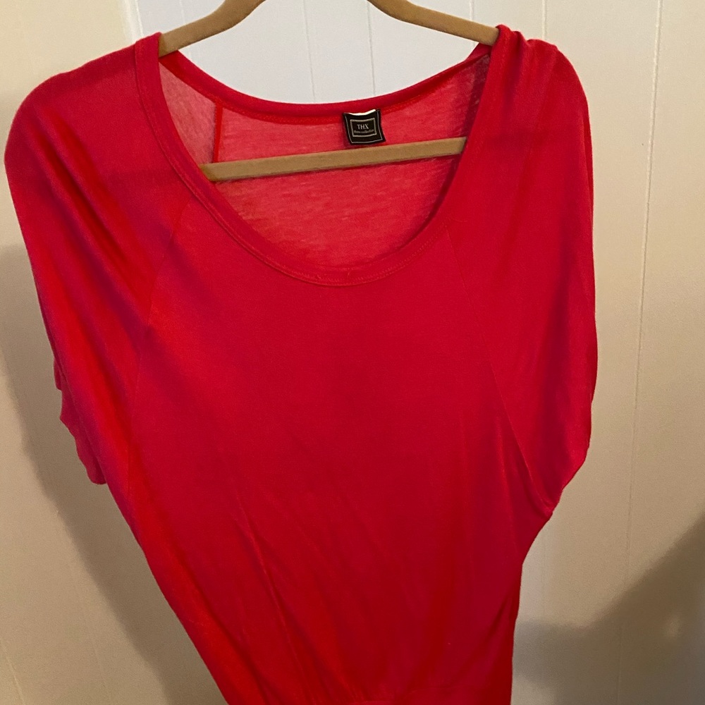 THX red tunic size M